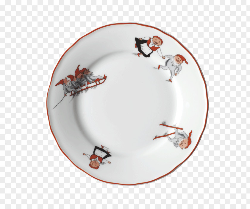 Plate Porsgrunn Porcelain Porsgrund Nisse PNG