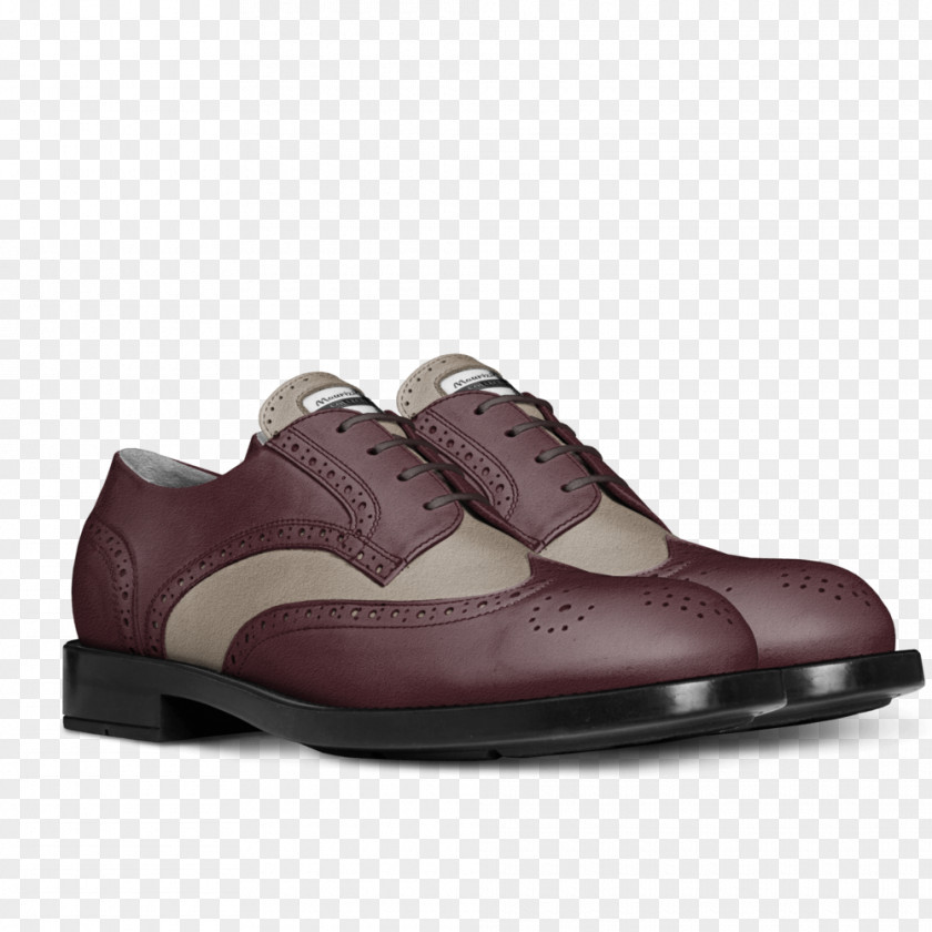 Suede Brogue Shoe Leather Sneakers PNG
