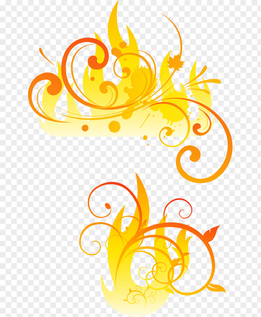 Vector Hand-painted Flame Pattern Fire Royalty-free Illustration PNG
