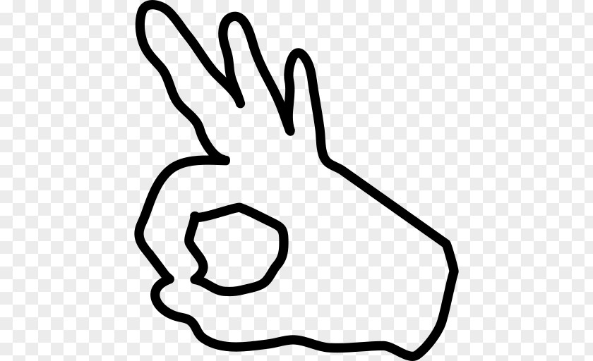 Circle Middle Finger Hand PNG