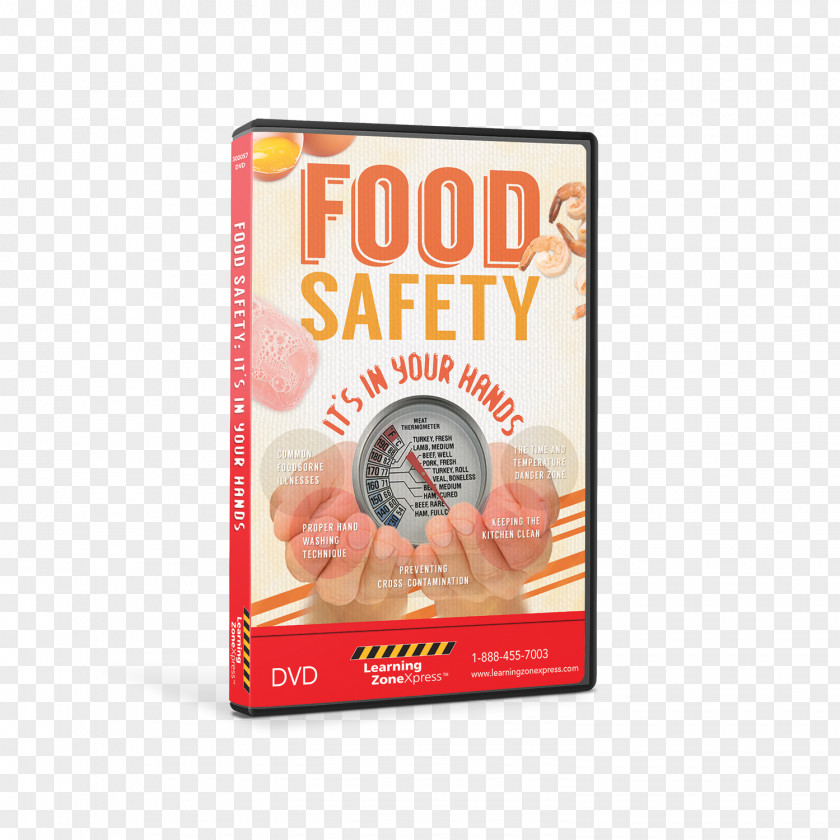 Food Safety Temperature Danger Zone DVD Video STXE6FIN GR EUR PNG