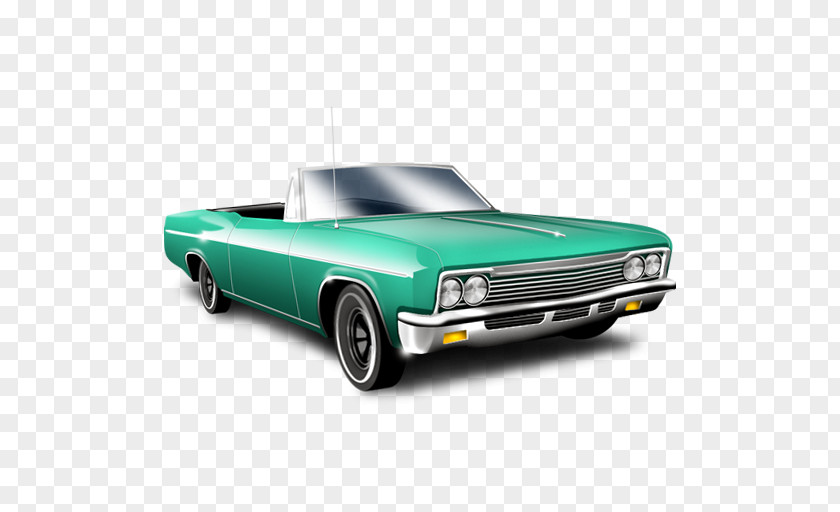 Green Classic Car Sports ICO Icon PNG