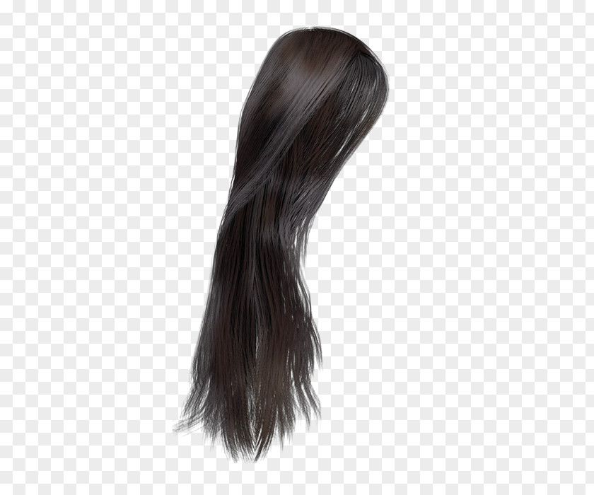 Lipstick Black Hair Wig PhotoScape GIMP PNG