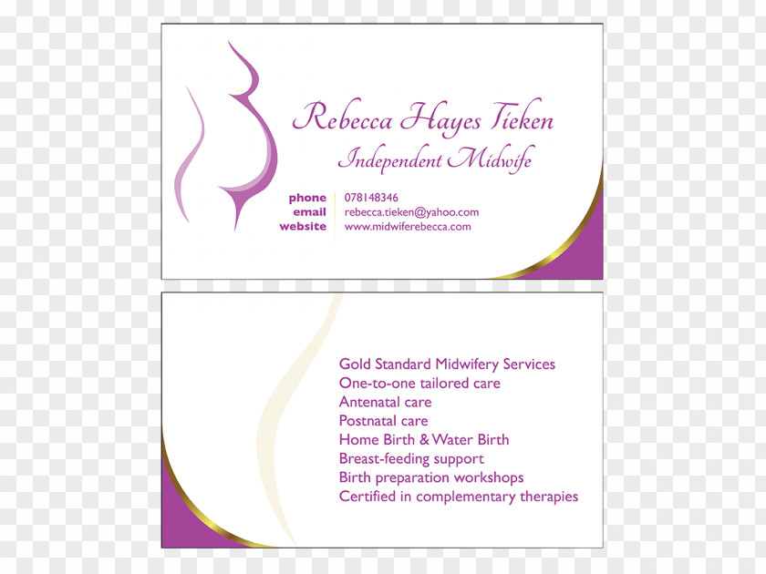 Modern Business Cards Design Midwife Visiting Card Logo PNG