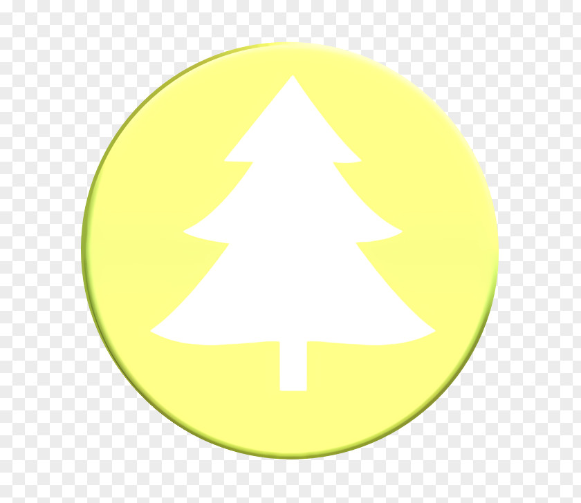 Symmetry Plant Christmas Tree Icon Recycling Collection PNG