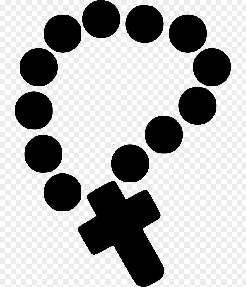 Beady Icon Rosary Clip Art PNG