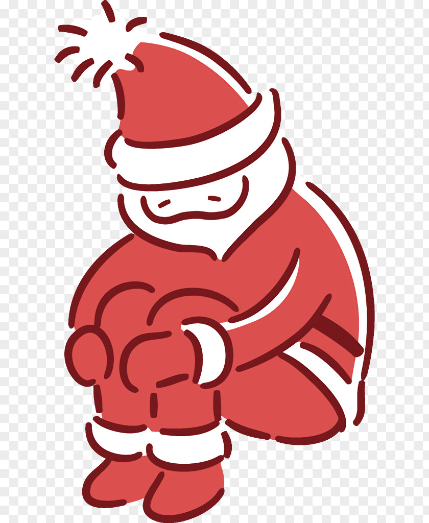 Santa Claus Sticker PNG