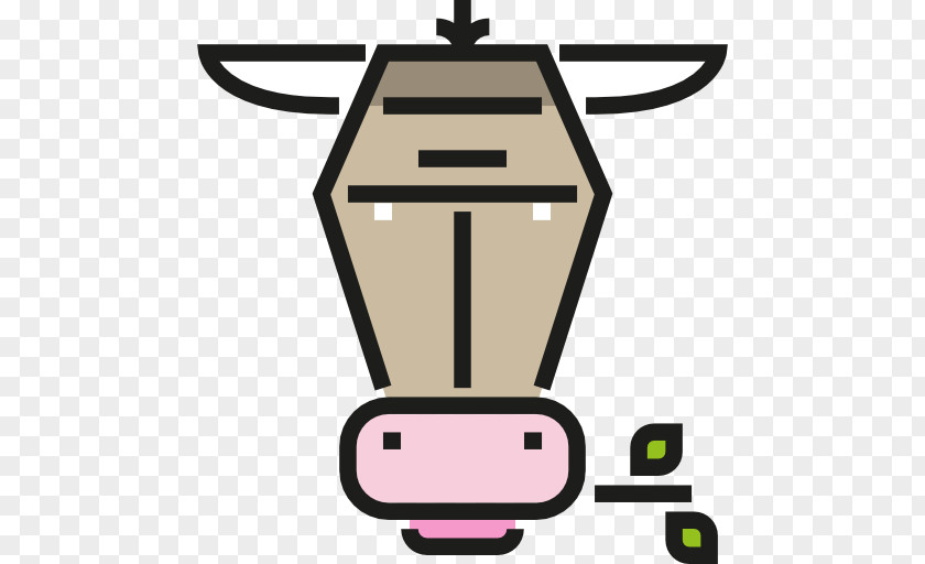 Cow Icon Line Clip Art PNG