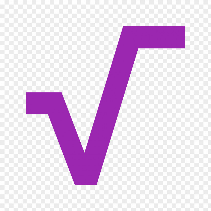 Square Root Font PNG