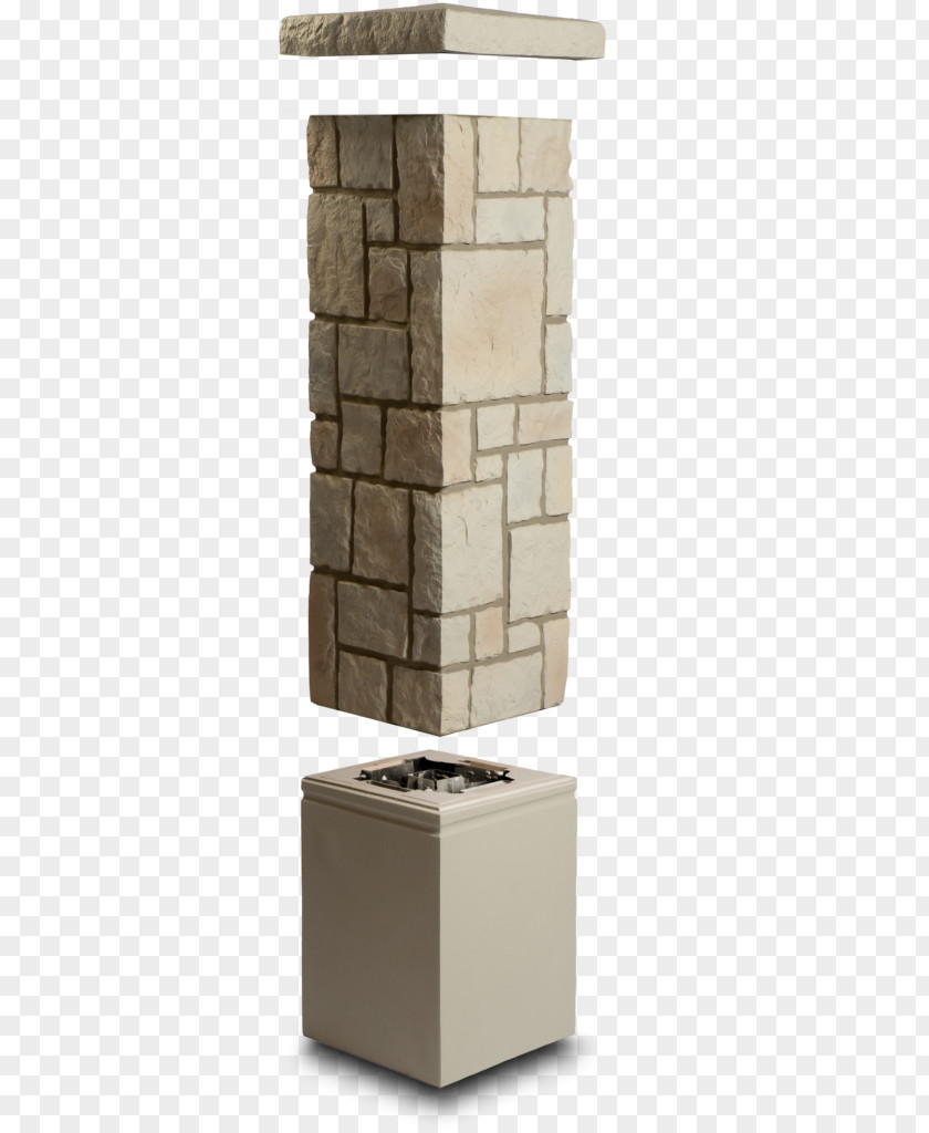 Wood Column Masonry Brick Ashlar Post PNG