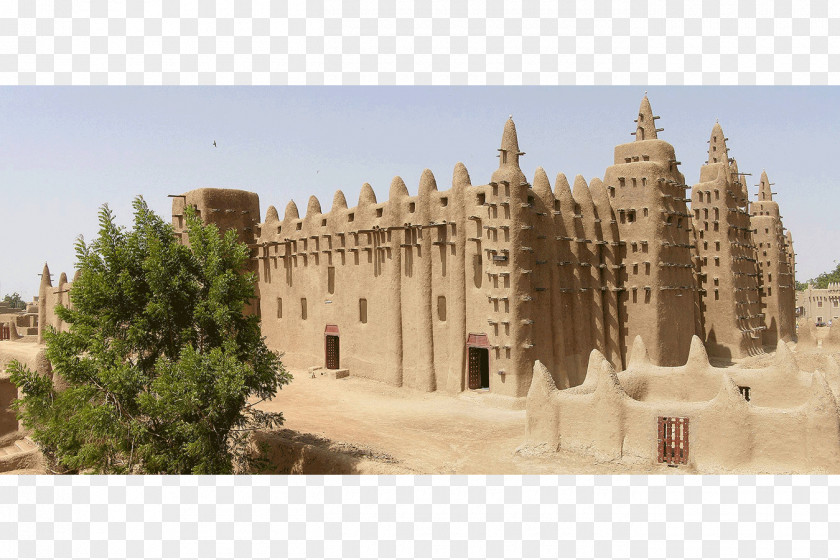 Great Mosque Of Djenné Djinguereber Mali Empire Architecture PNG