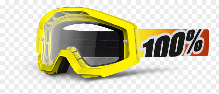 Motocross Goggles Anti-fog Glasses Yellow PNG
