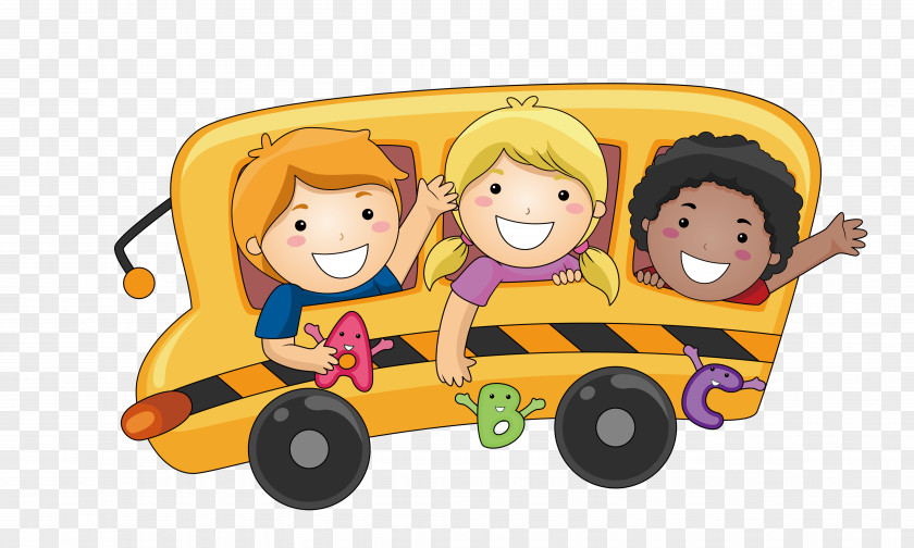 Cartoon School Bus Royalty-free Stock Photography Clip Art PNG