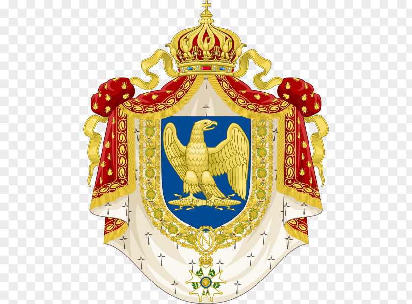 Flattened The Imperial Palace First French Empire Second Republic National Emblem Of France PNG