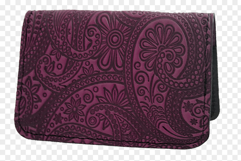 Paisley Purple Coin Purse Pink Magenta Wallet PNG