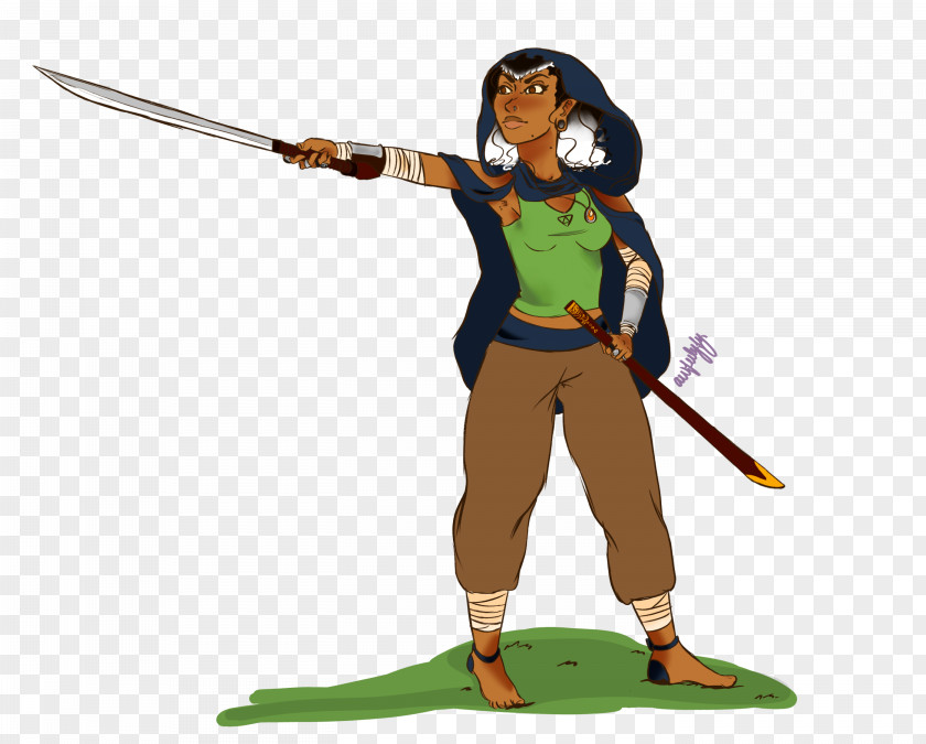Spear Character Clip Art PNG