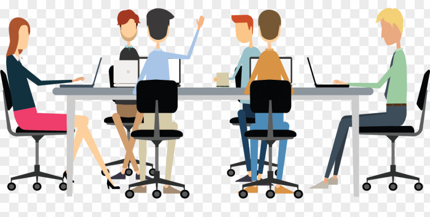 Company Meeting Clip Art Image Vector Graphics PNG