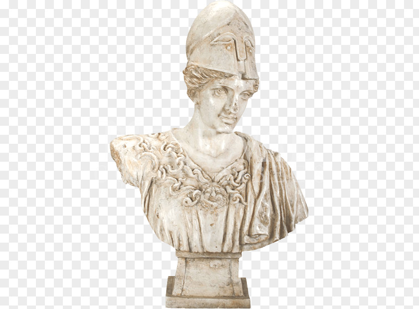 Greek Terracotta Figurines Winged Victory Of Samothrace Bust Marble Sculpture Athena Parthenos Statue PNG