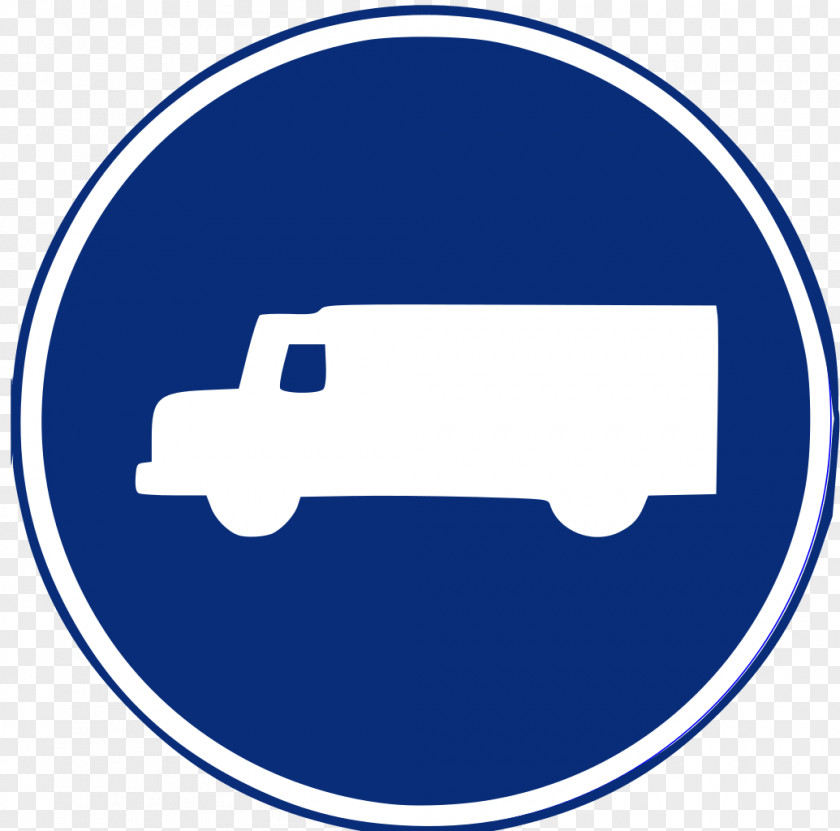 Lorry Van Traffic Sign Senyal Truck PNG