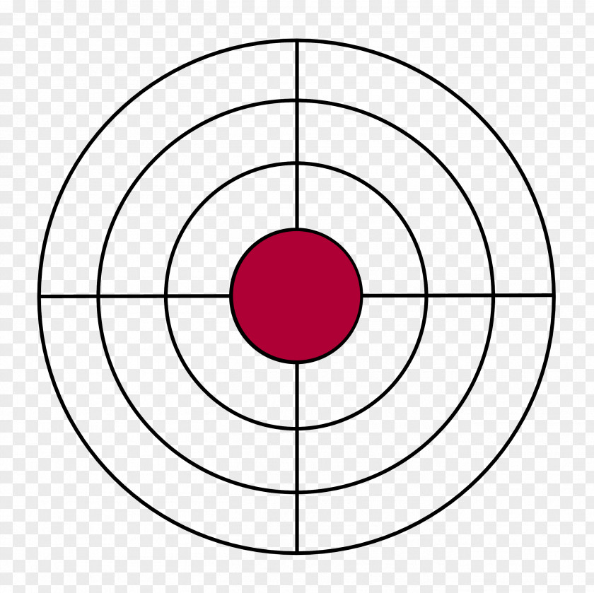 Shooting Gun Target Aiming Circle Bullseye BB Sight PNG
