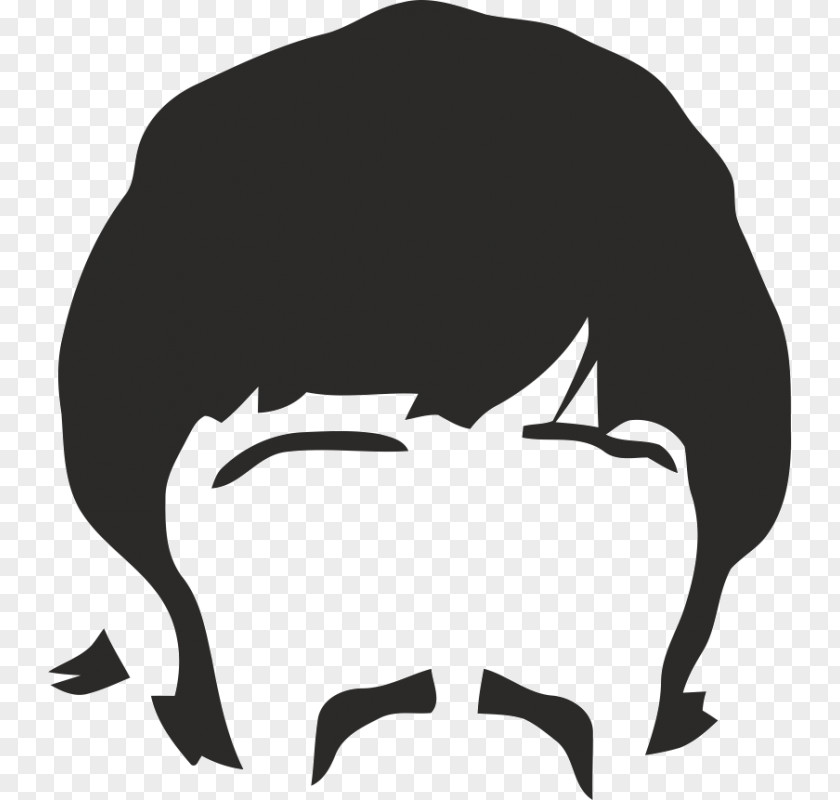 Silhouette The Beatles Abbey Road Stencil Image PNG