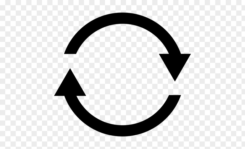 Arrow Circle Recycling Symbol PNG