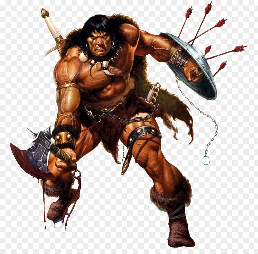 Barbaric Illustration Conan The Barbarian Red Sonja Savage Sword Of Comic Book PNG