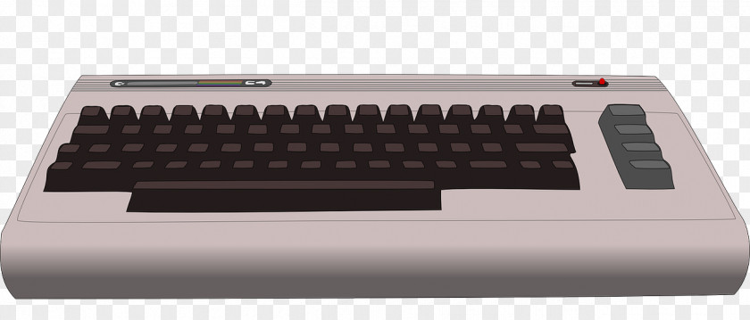 Computer Commodore 64 Keyboard Clip Art International Vector Graphics PNG