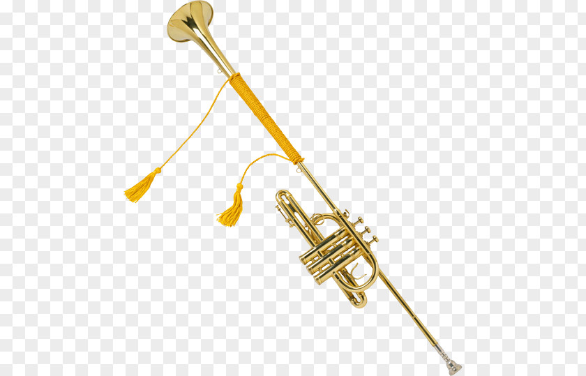Golden Trombone Material Free To Pull Trumpet Staff Key Musical Notation PNG