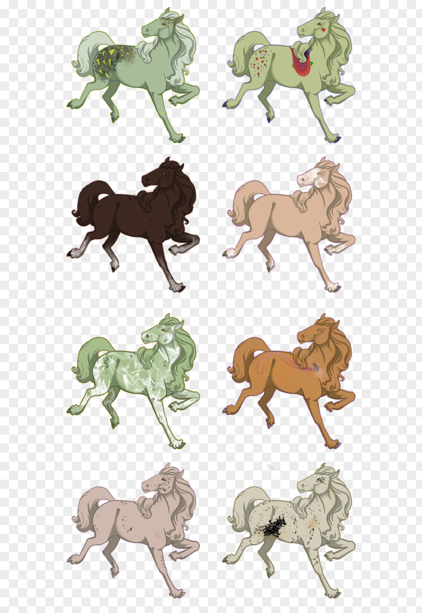 Mustang Lion Mane Pack Animal Cat PNG