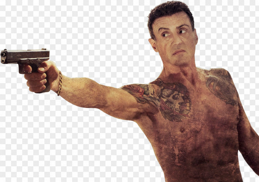 Rambo Sylvester Stallone Bullet To The Head Desktop Wallpaper PNG