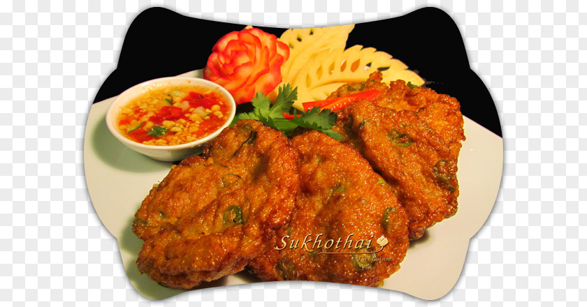 Chilli Crab Fried Chicken Fritter Thai Cuisine Fishcakes Pakora PNG