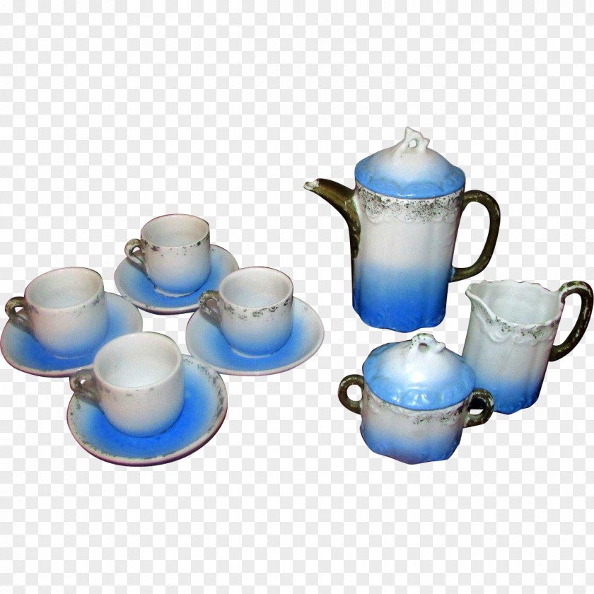 Chinese Tea Set Tableware Teapot Porcelain PNG