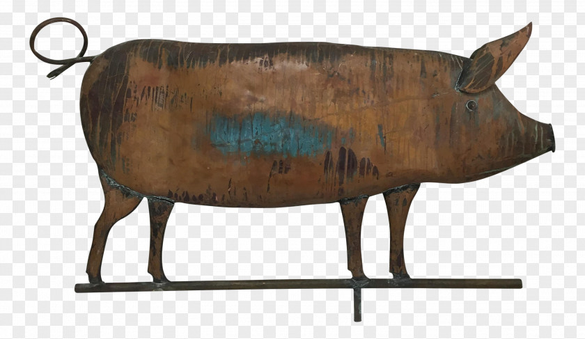 Pig Lion Weather Vane Texas Cattle PNG