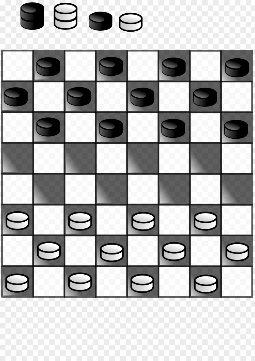 Chess Black & White Draughts Reversi Go PNG