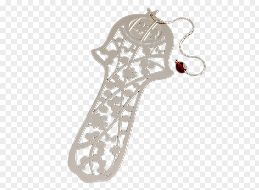 Fatima Hand Hamsa Bookmark Silver Charms & Pendants PNG