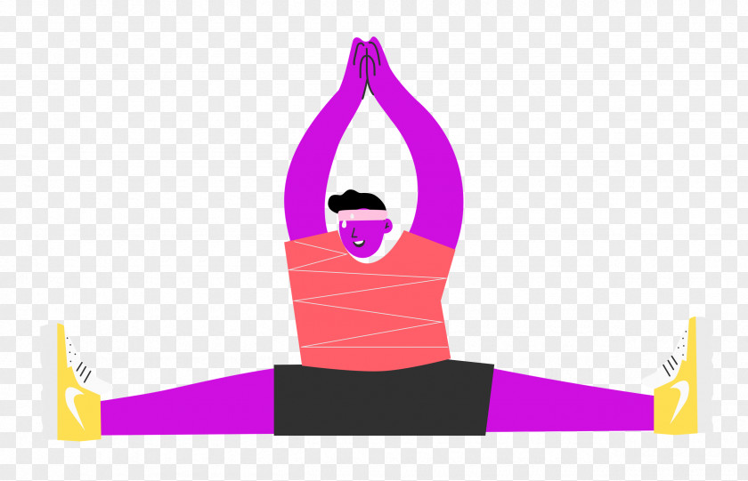 Sitting Floor Stretching Sports PNG