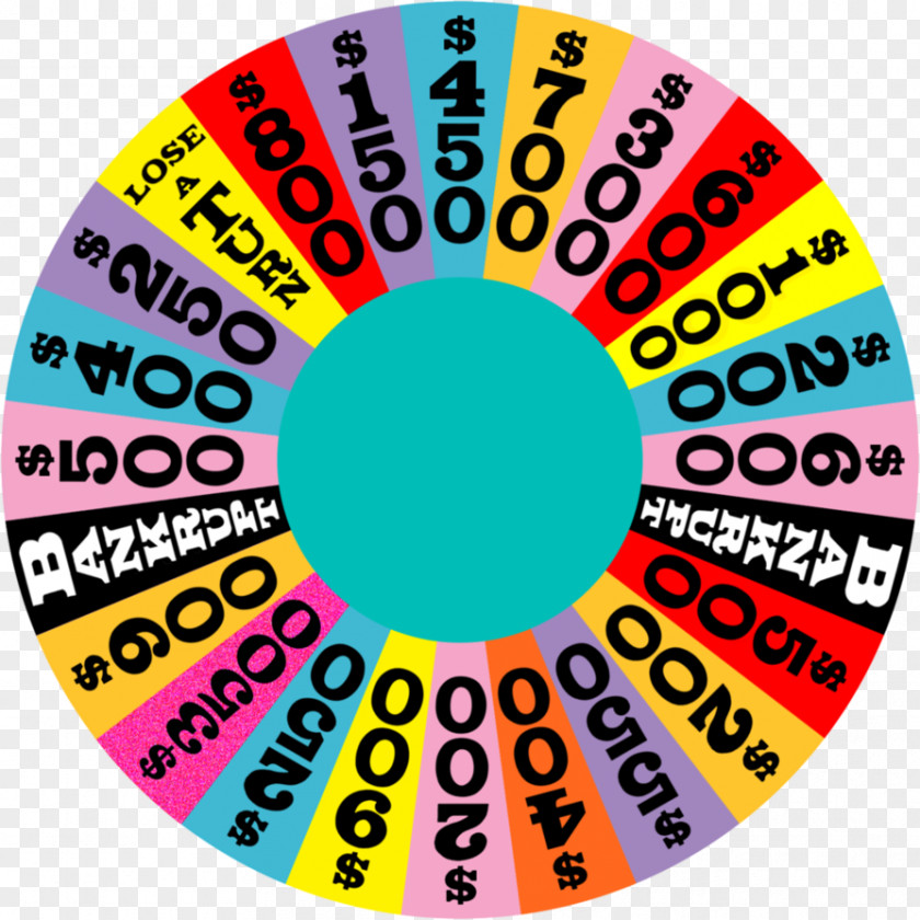 United States Game Show Wheel PNG