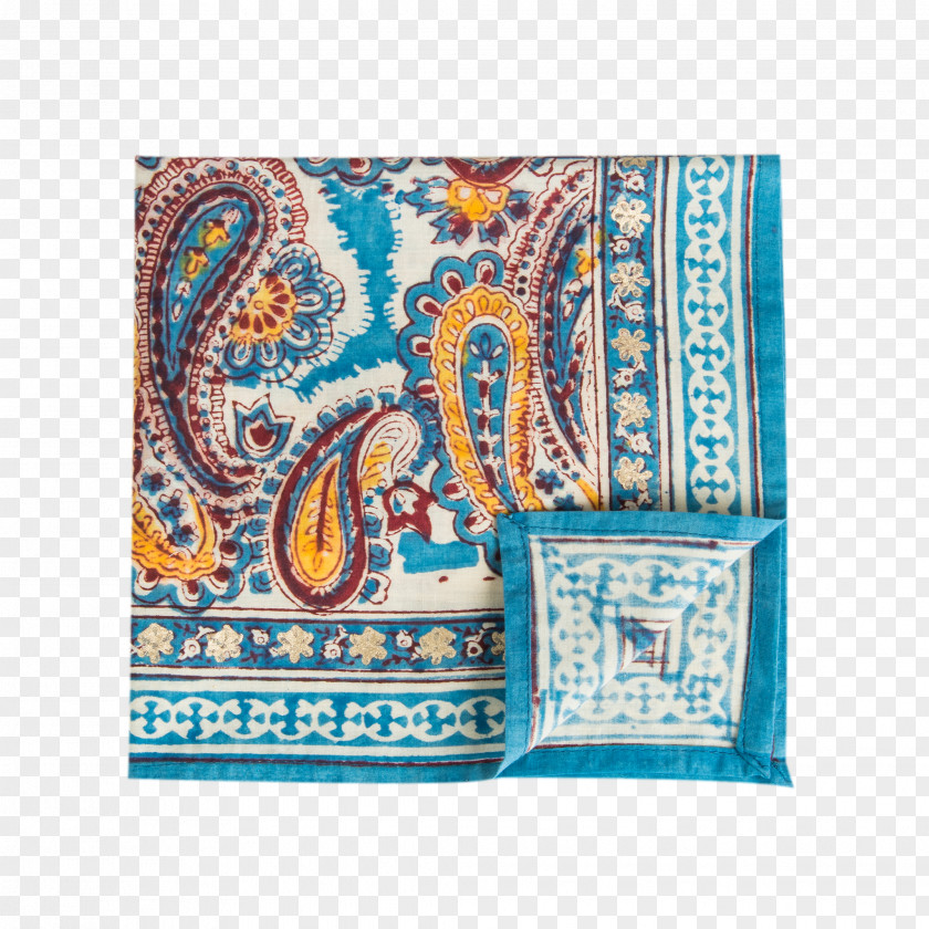 Zarina Place Mats Rectangle Textile Product Turquoise PNG