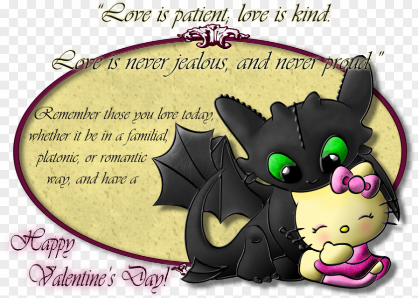 Cat Happy Valentine's Day Hello Kitty Toothless PNG