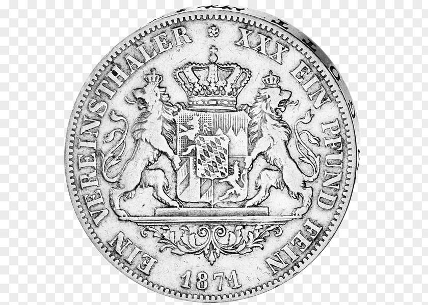 Coin Saxony Thaler Value States Of Germany PNG
