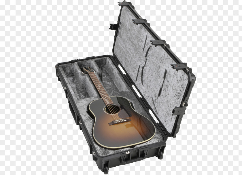 Guitar Case Acoustic Road Dreadnought Electric PNG