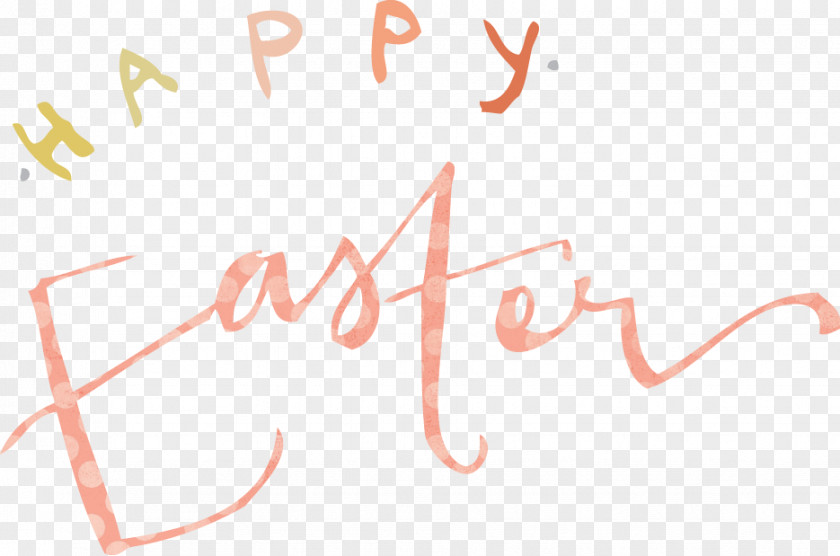 Happy Easter Typography Logo Line Desktop Wallpaper Font PNG