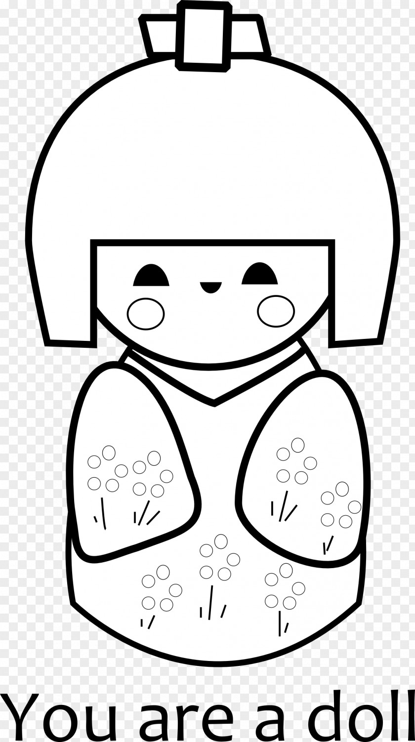 Japan Japanese Dolls Kokeshi Paper Doll PNG