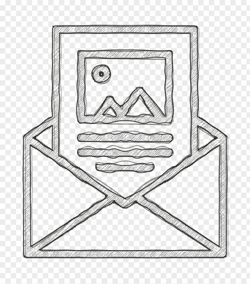 Newsletter Icon Blog Document PNG
