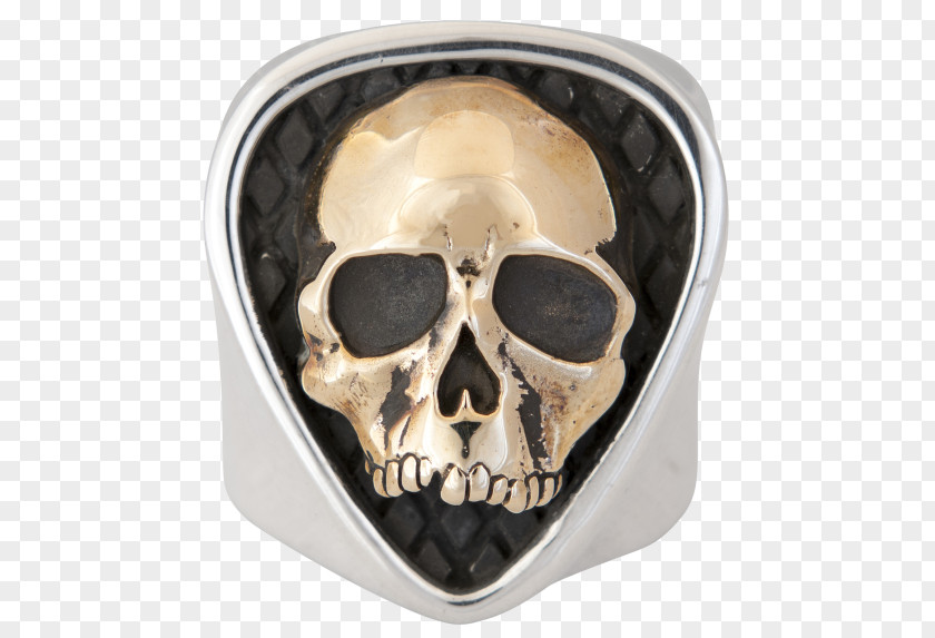 Skull Jewellery Ring Silver Anatomy PNG