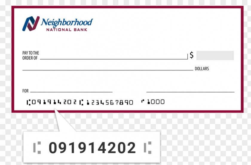 Bank ABA Routing Transit Number Web Page Electric Light PNG
