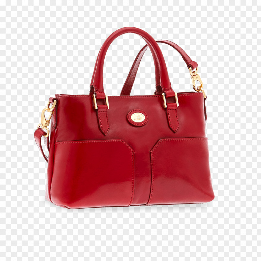 European Dividing Line Handbag Red Fashion Tote Bag PNG