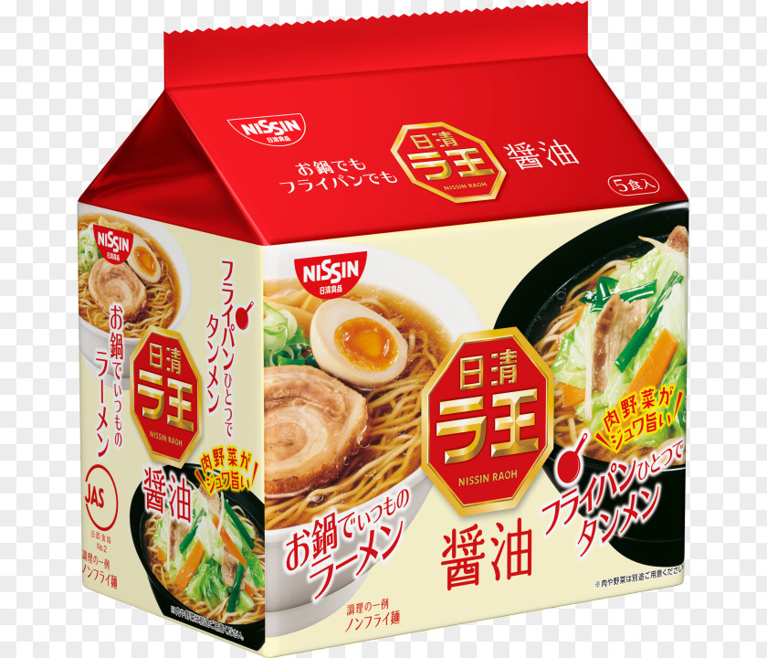 Instant Noodle Ramen Nissin RAOH Foods Pork Bones PNG