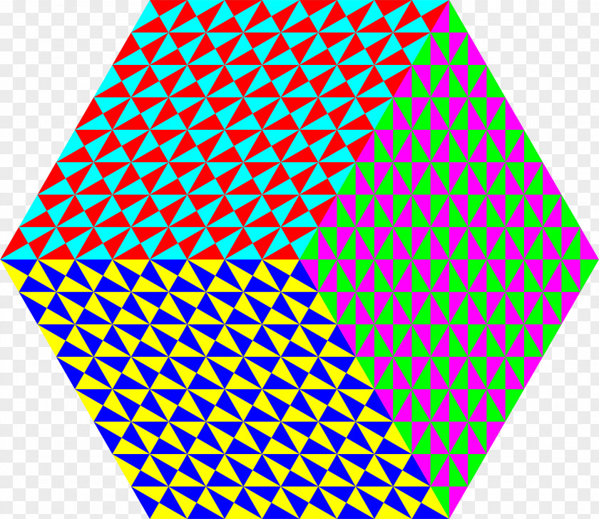 Triangle Penrose Geometry Pattern PNG